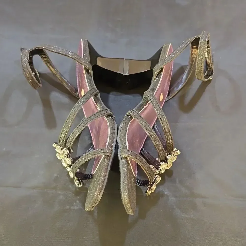 BRAND NEW STEVE MADDEN  LOTTIE HEELED (Little Kid/Big Kid) SANDAL